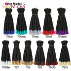 10 Inch Synthetic Dreadlocks Crochet Braids Hair  Handmade Locs Hip-Hop Style For Men And Women Ombre Braiding wig Extensions He