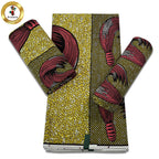 New Arrival High Quality Original 100% Cotton Wax Print Guaranteed Veritable Ankara African Real Wax Fabric Soft Pagne for Dress