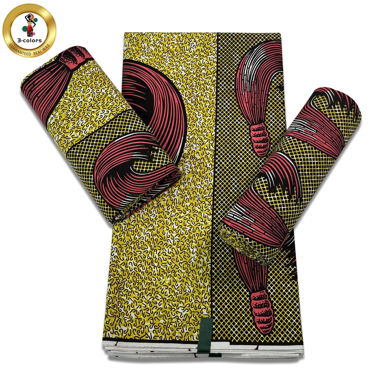 New Arrival High Quality Original 100% Cotton Wax Print Guaranteed Veritable Ankara African Real Wax Fabric Soft Pagne for Dress