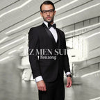 Mens 3 Piece Tuxedo Suit Slim Fit Suits for Men Two Button Wedding Prom Tuxedo Shawl Lapel Blazer Vest Pants Set costumes hommes