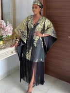 African Dresses for Women Traditional Africa Clothing Dashiki Ankara Outfits Gown Abayas Robe Muslim Kaftan Maxi Long Dress 2025