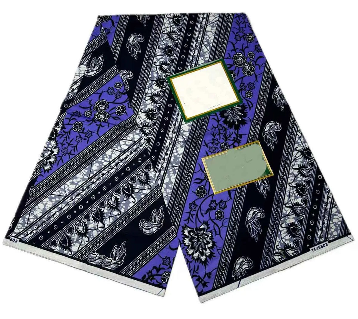 Veritable Soft Real  6yards For Party Dress Africna Wax Print Fabric Pagne Wax Material DIY Dress 100% Cotton