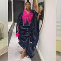 2 PCS Sets African Clothes for Women Dashiki Ankara Turkey Outfits Gown Plus Size Wedding Party Dresses Kaftan Boubou Robe