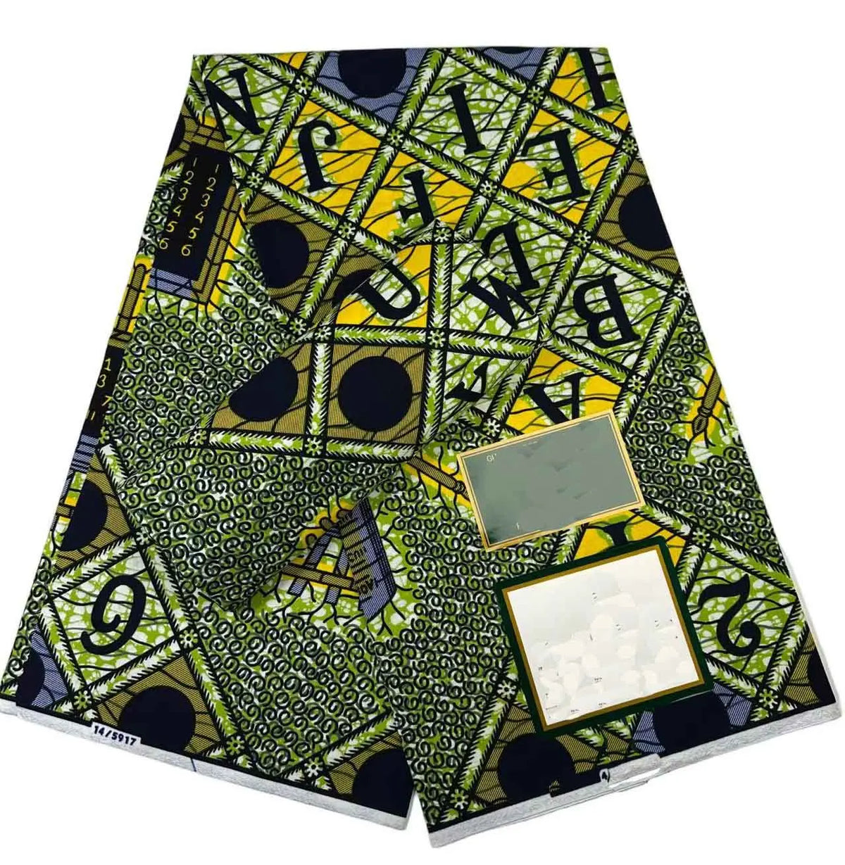 Veritable Soft Real  6yards For Party Dress Africna Wax Print Fabric Pagne Wax Material DIY Dress 100% Cotton