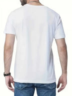 Men's Casual Trendy Medusa Head Greek Key Pattern T-Shirt, Men's Fashion, Adult Male, Daily Wear