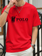 New Style High Quality Men's T-Shirt 2026 Summer Print Casual 100% Cotton Man Loose T-Shirt Sports Top