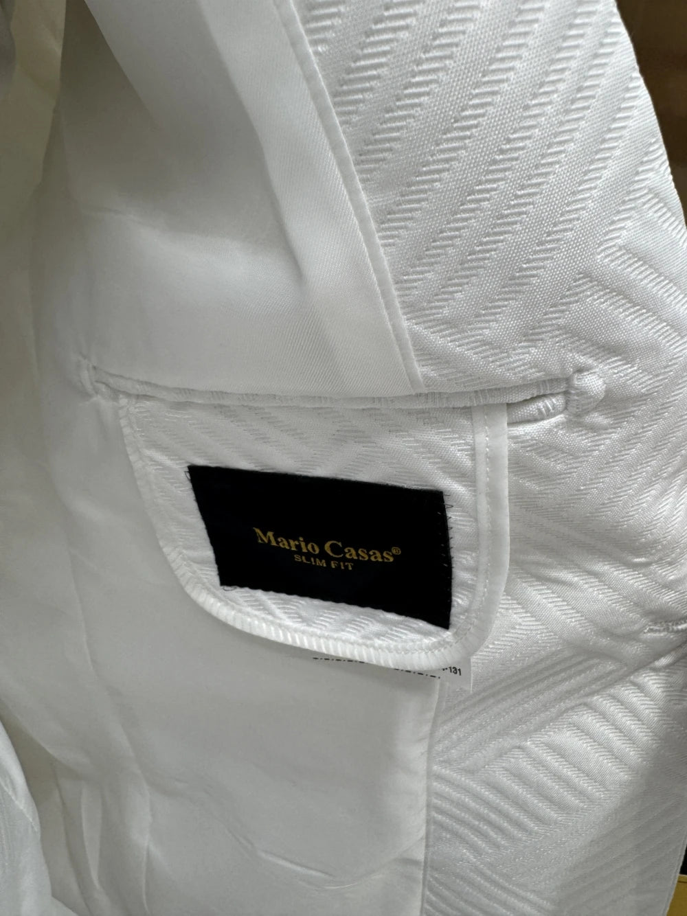 Patterned Elegant White Man Suit Jacket Vest Pants Fashionable 3-pieces Shawl Lapel Groom Wear Modern Glam Tuxedo Chic Set