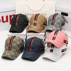 2026 classic letter design embroidered baseball cap, casual duckbill cap, high-quality outdoor sports sun protection hat