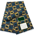 Veritable Soft Real  6yards For Party Dress Africna Wax Print Fabric Pagne Wax Material DIY Dress 100% Cotton