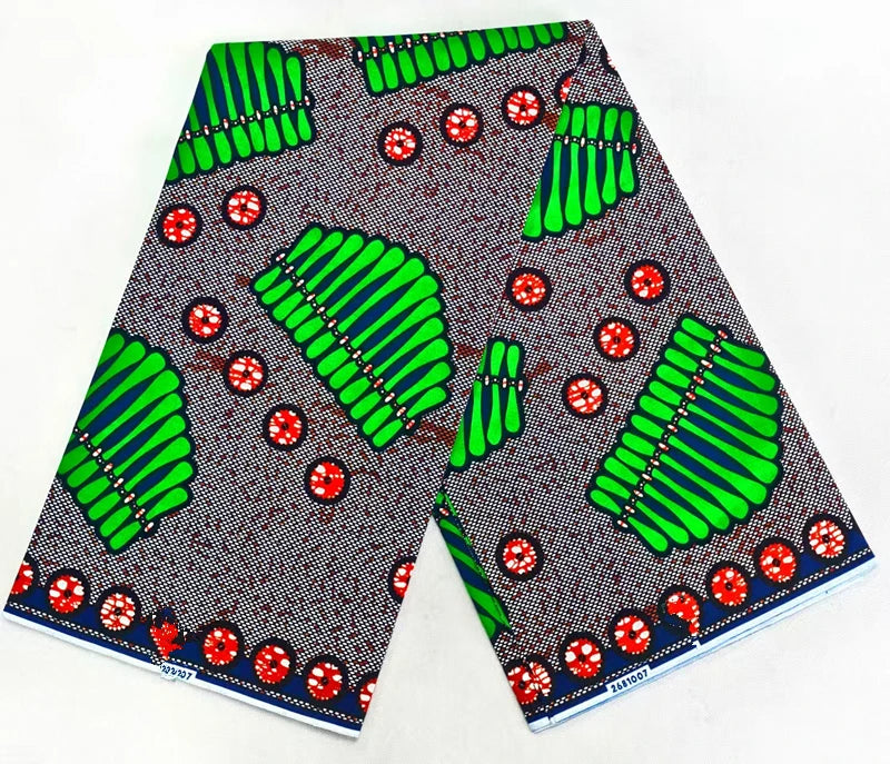 Veritable Soft Real  6yards For Party Dress Africna Wax Print Fabric Pagne Wax Material DIY Dress 100% Cotton