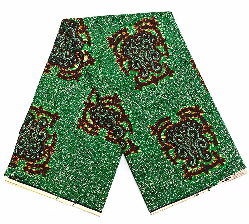 Veritable Soft Real  6yards For Party Dress Africna Wax Print Fabric Pagne Wax Material DIY Dress 100% Cotton