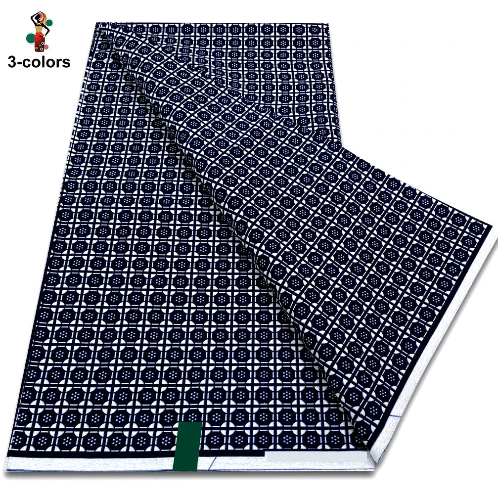 New Arrival High Quality Original 100% Cotton Wax Print Guaranteed Veritable Ankara African Real Wax Fabric Soft Pagne for Dress