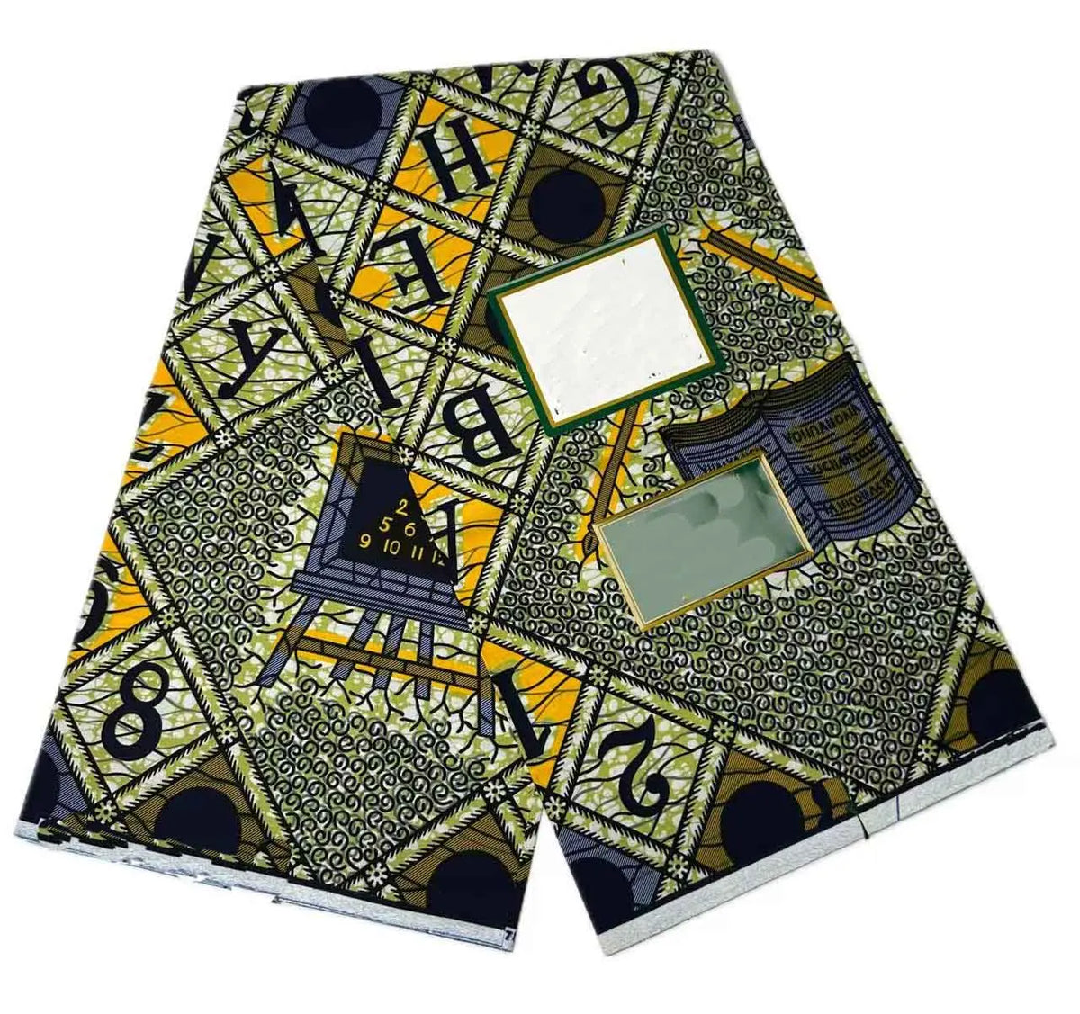Veritable Soft Real  6yards For Party Dress Africna Wax Print Fabric Pagne Wax Material DIY Dress 100% Cotton