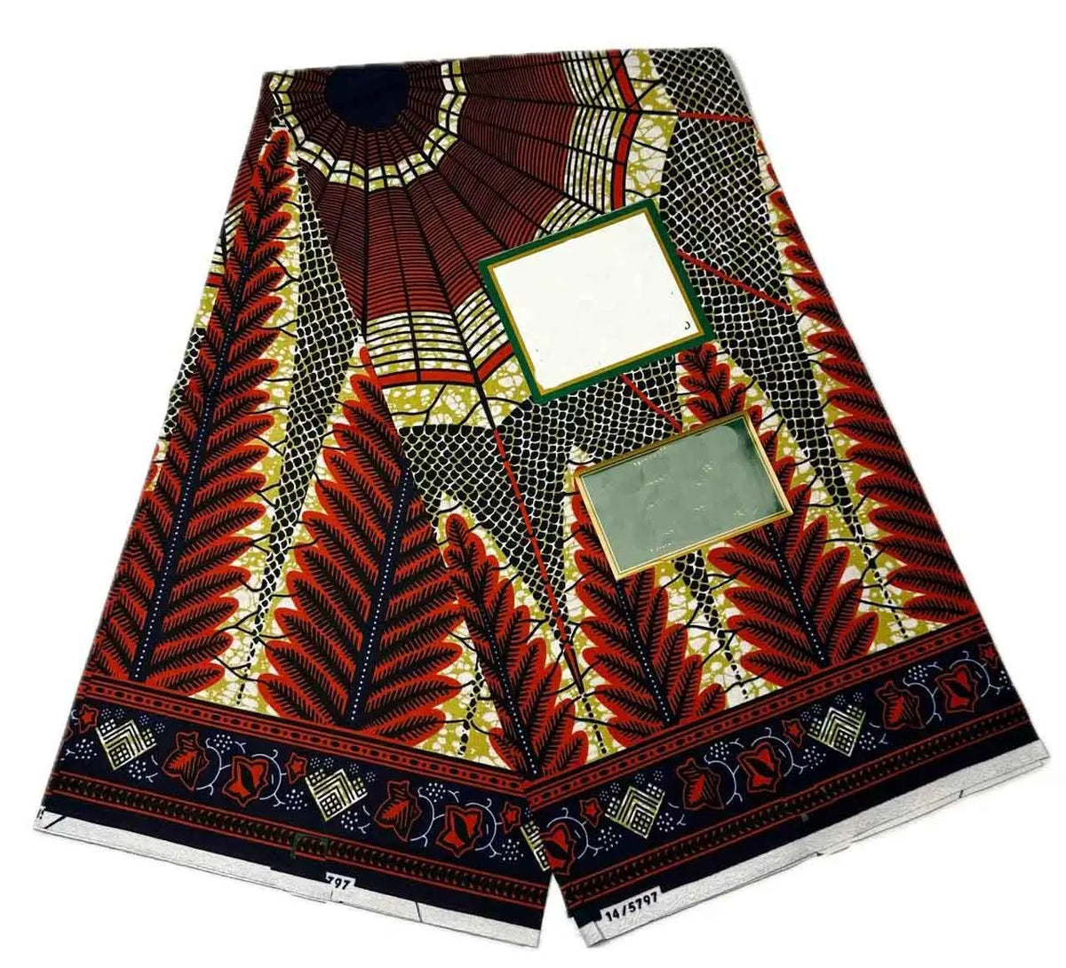 Veritable Soft Real  6yards For Party Dress Africna Wax Print Fabric Pagne Wax Material DIY Dress 100% Cotton